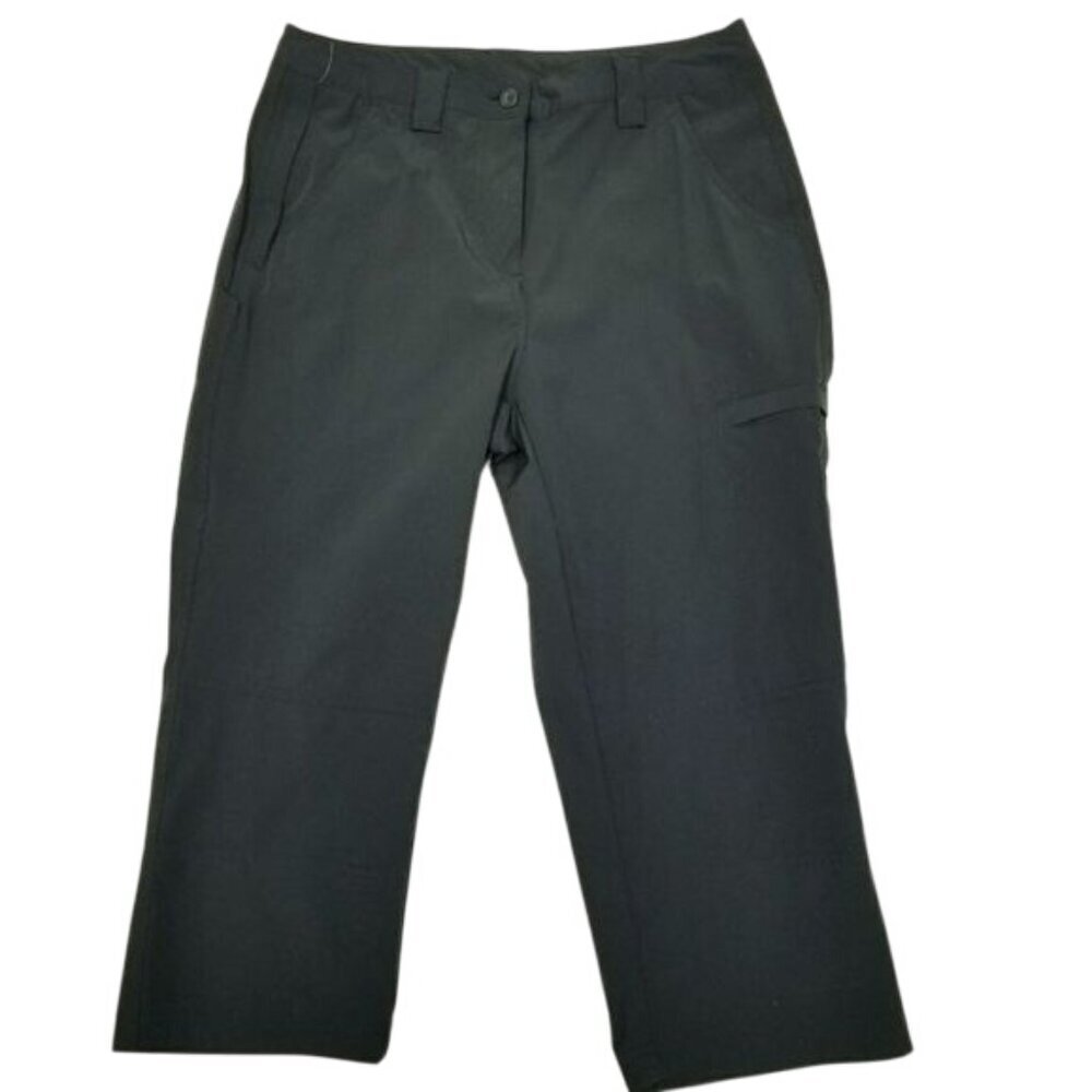 Mountain Warehouse Womens Black Capri Pants UK 10 EU 38 US 6 Nylon Elastane